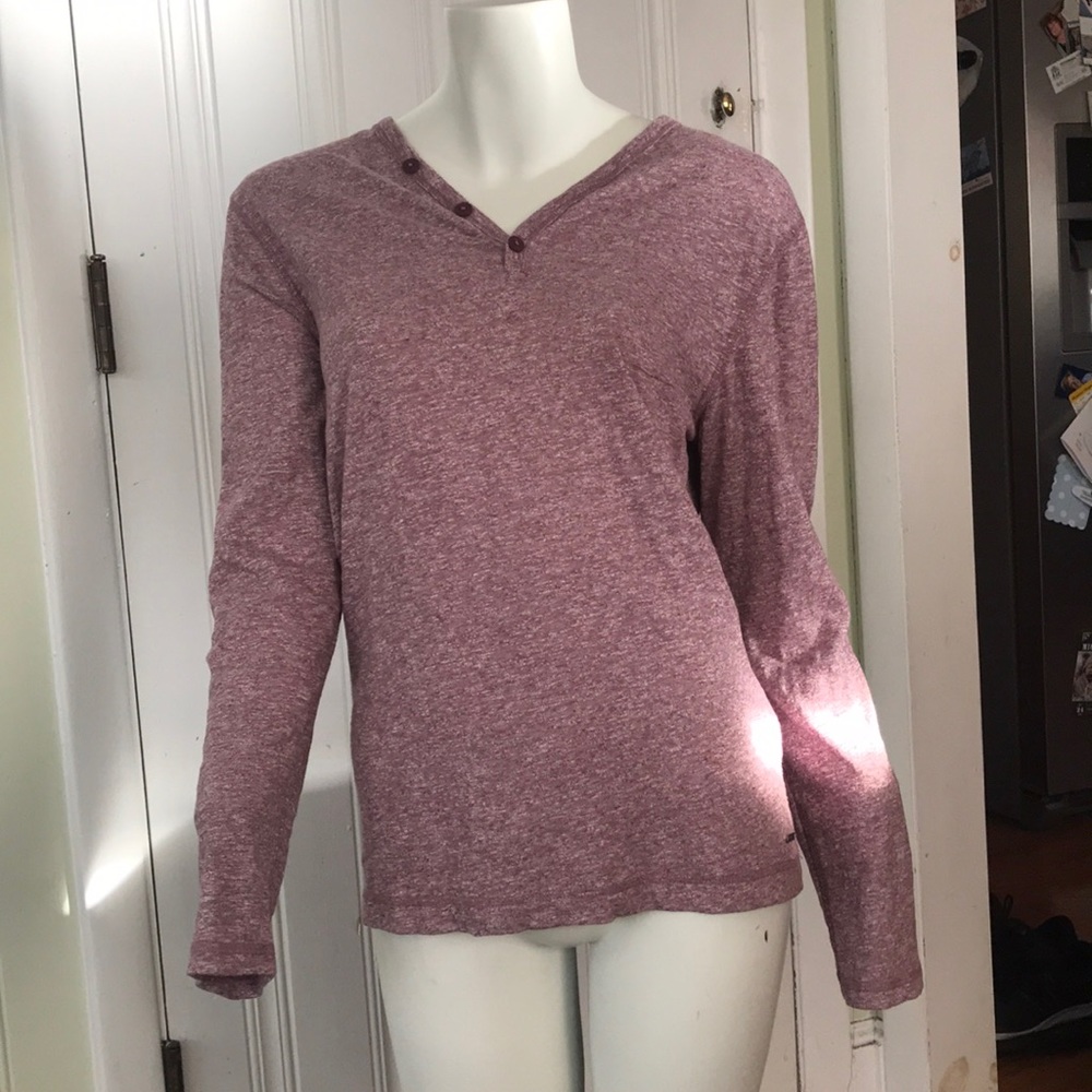 Express long sleeve henley